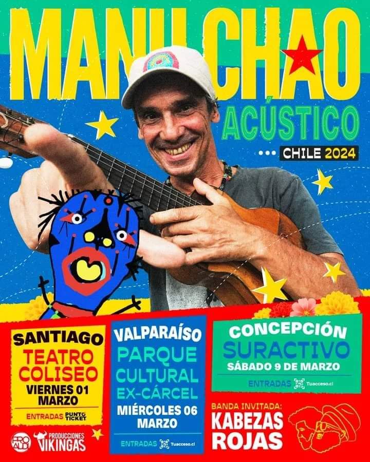 MANU CHAO EN CHILE.