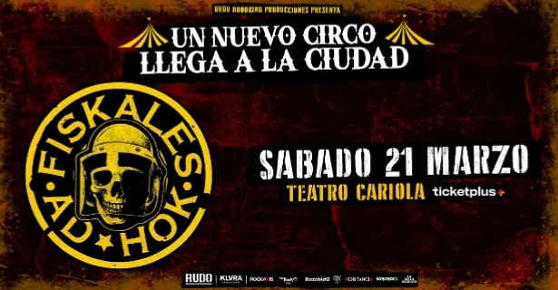 Fiskales Ad-Hok confirma su regreso a los escenarios en marzo de 2026 con “Un nuevo circo llega a la ciudad”