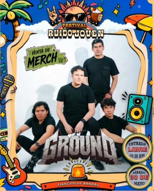 GROUND presenta su nuevo LP en Ruido Joven Vol. 3